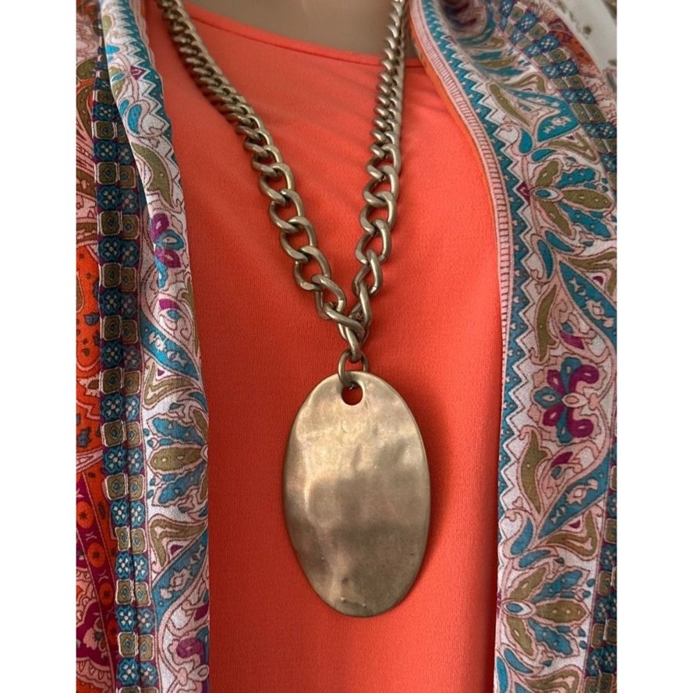 Gold Tone Necklace Statement Piece by Kenneth Cole Gold Tone